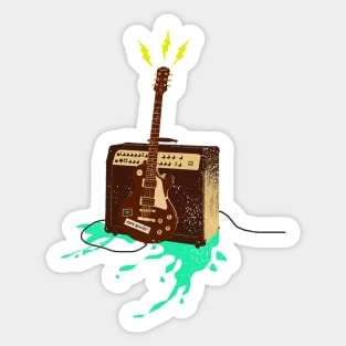 CITY GUITAR (alt) Sticker